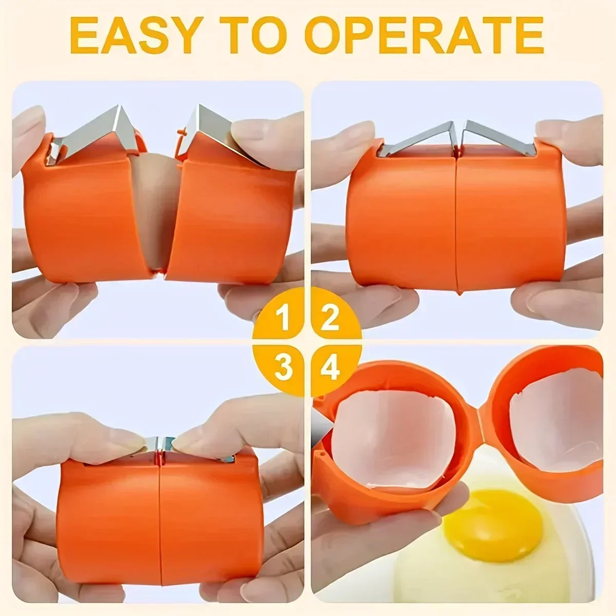 1/3pcs-New Egg Shell Opener Pr - Egg Separator Tool 评论和价格
