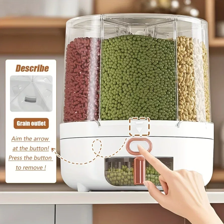 6-Compartment 360° Rotating Ai - Kitchen Gadgets Organizer 评论和价格