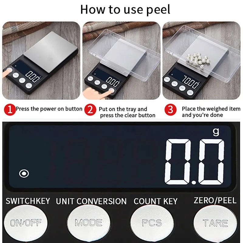0.01g/0.1 Precision Mini Scale - Kitchen Gadgets Gold 评论和价格