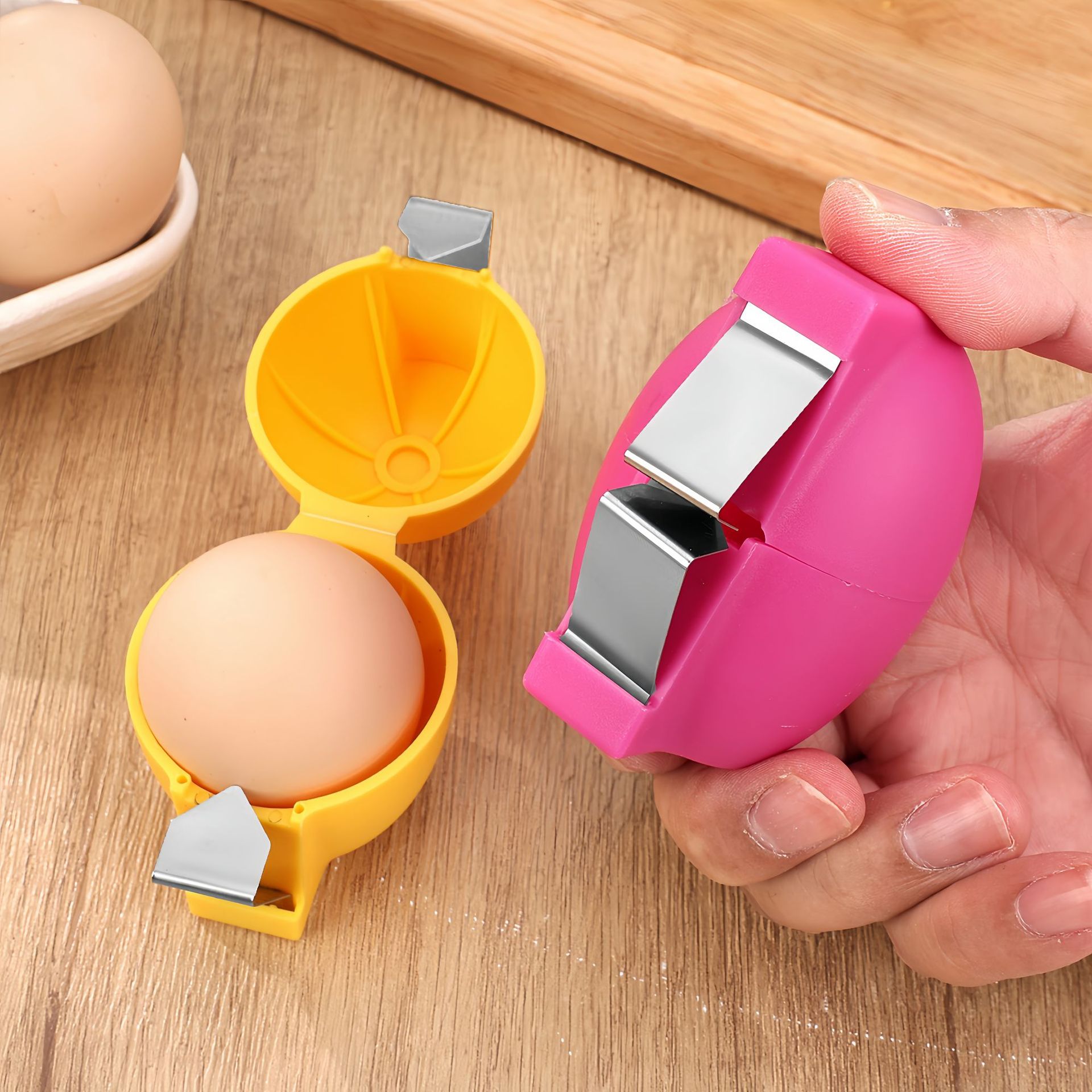1/3PCS Easy Egg Shell Opener,P - Egg Separator Tool 评论和价格