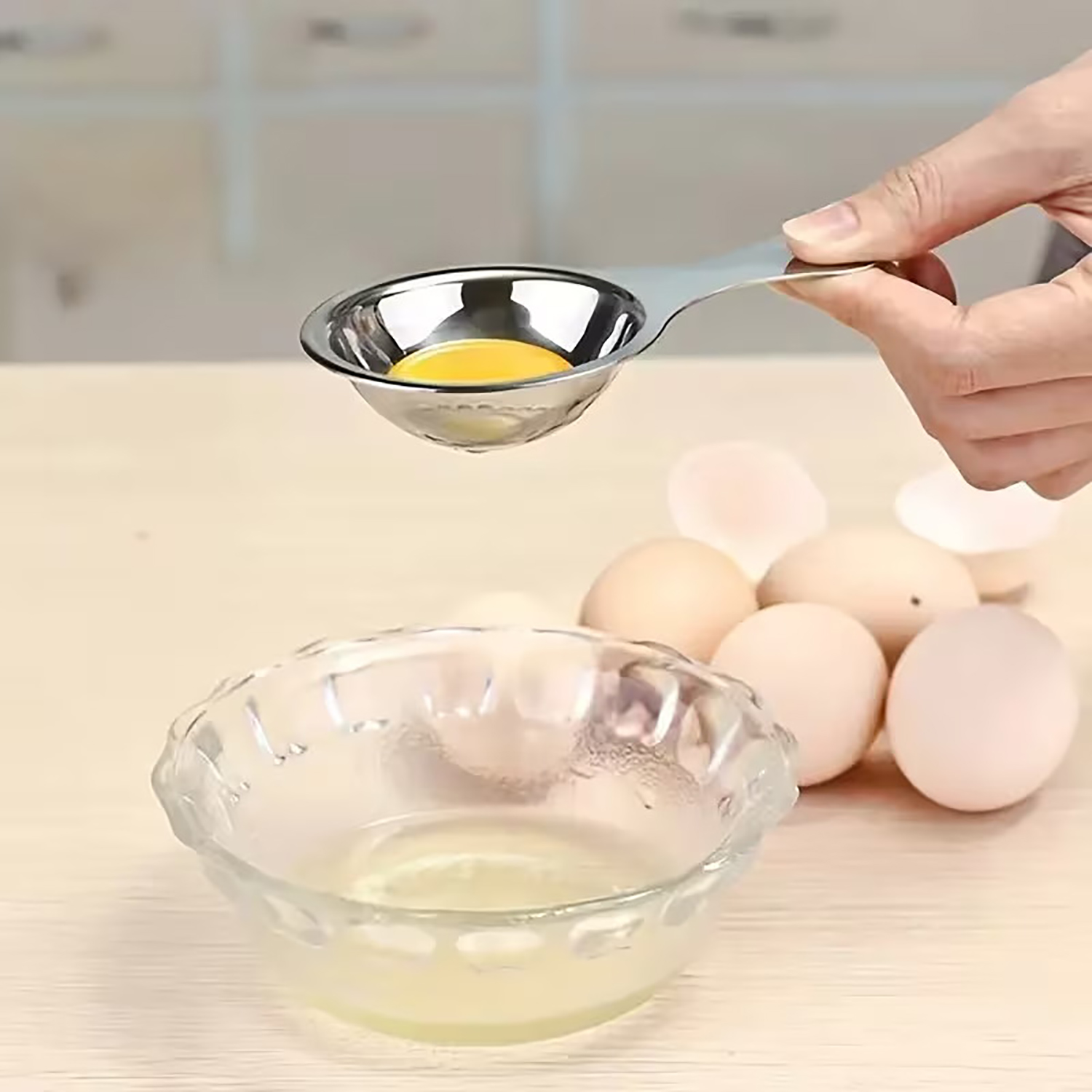 Stainless Steel  Egg Separator - Egg Separator Tool 评论和价格