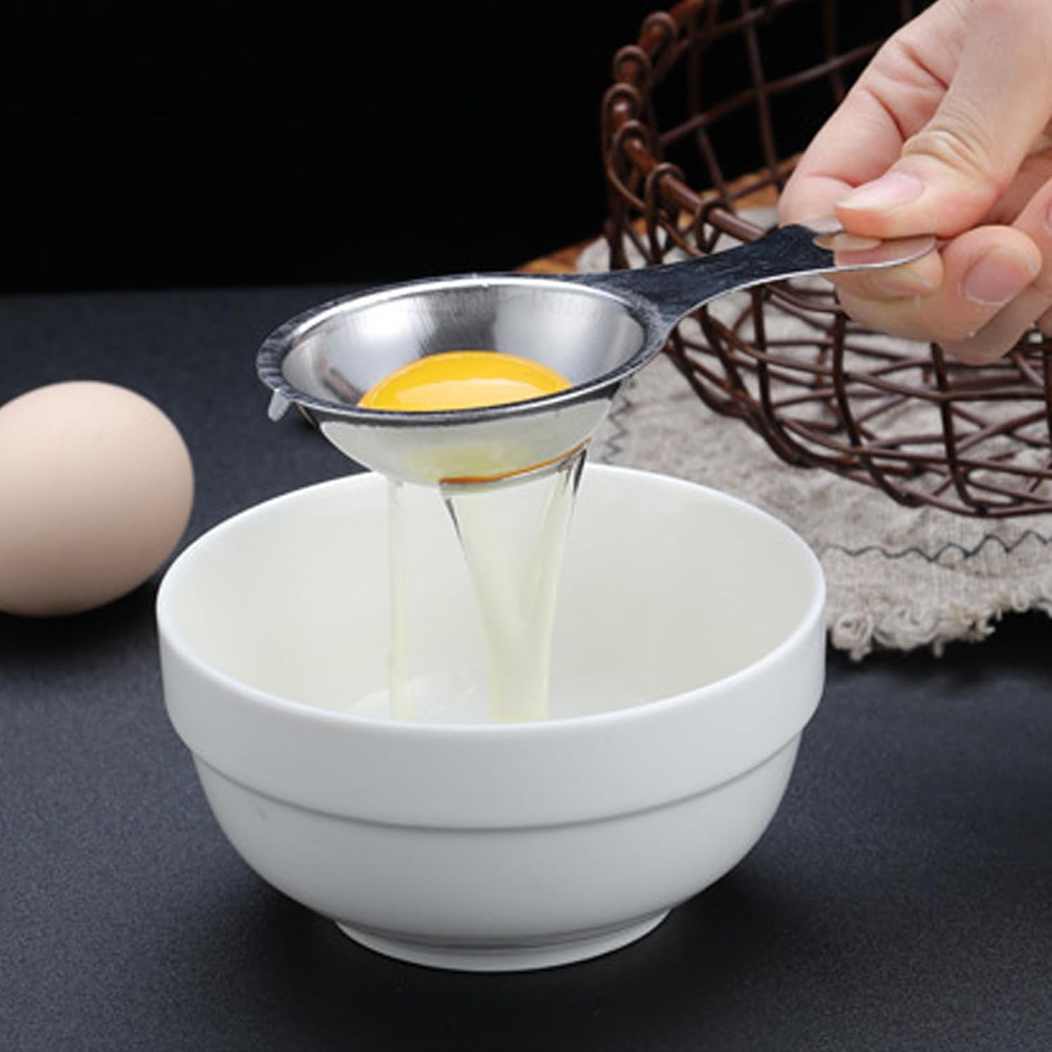 Stainless Steel  Egg Separator - Egg Separator Tool 评论和价格