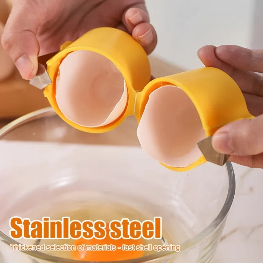 1/3pcs-Stainless Steel Eggshel - Egg Separator Tool 评论和价格