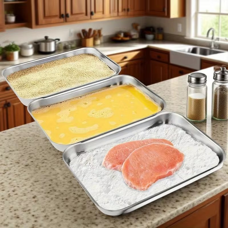 3-Piece Stainless Steel Food S - Kitchen Gadgets Organizer 评论和价格