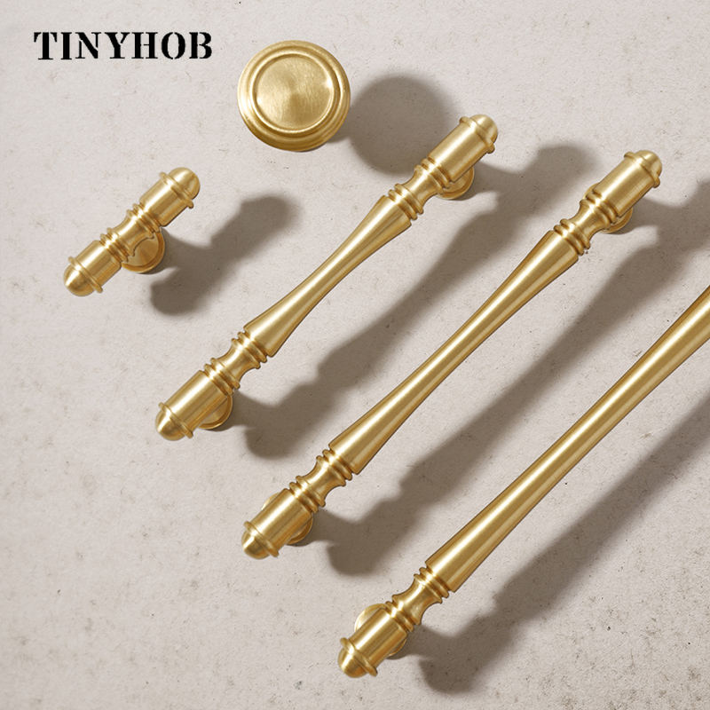 Gold Cabinet Handles Desk Draw - Kitchen Gadgets Gold 评论和价格