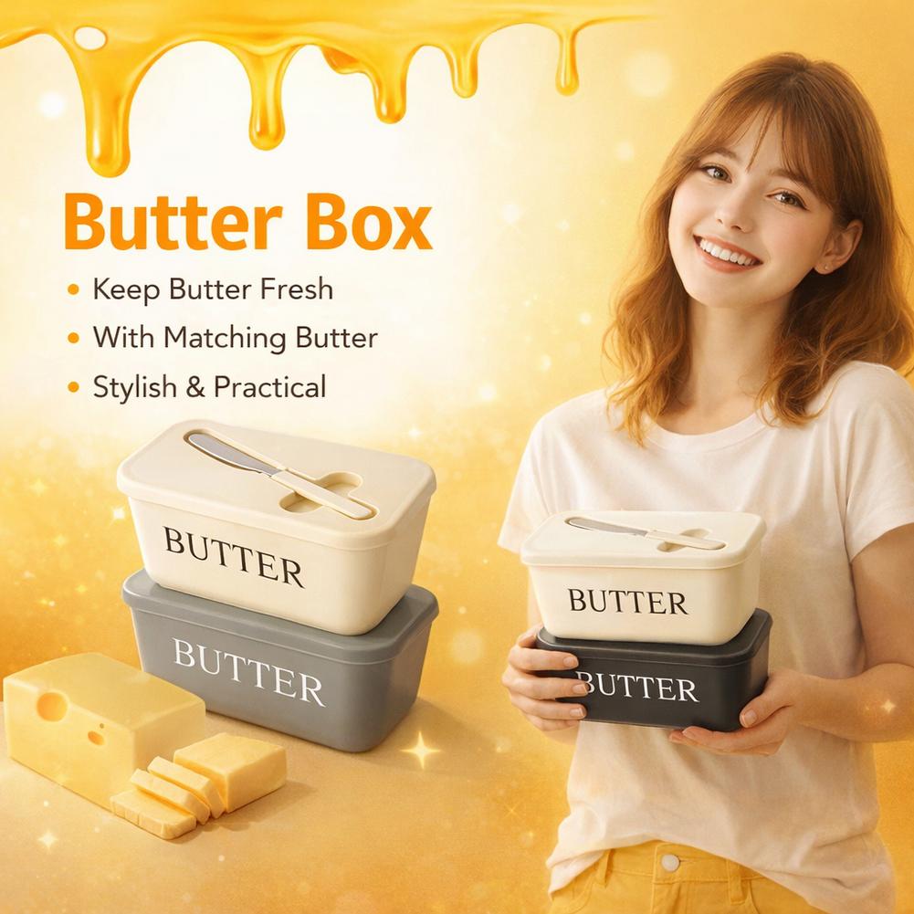 PP Butter Dish with Lid & Spre - Kitchen Gadgets Organizer 评论和价格