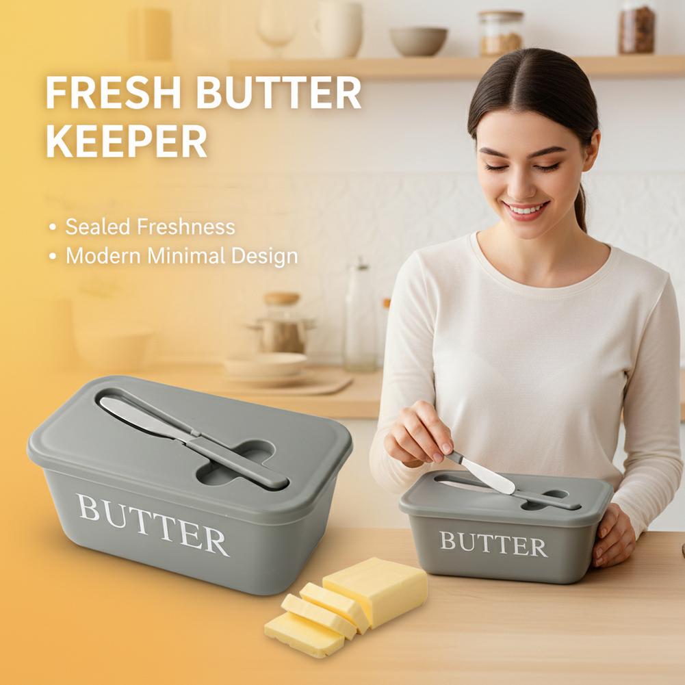 PP Butter Dish with Lid & Spre - Kitchen Gadgets Organizer 评论和价格